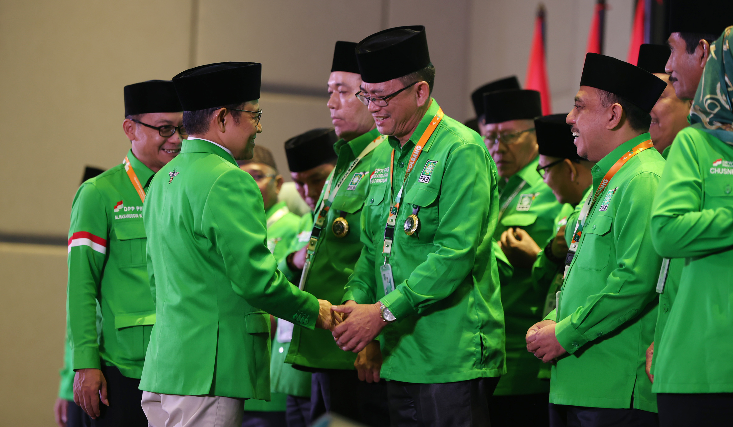 Pelantikan DPW PKB se-Indonesia. (Agus Priatna/SinPo.id)