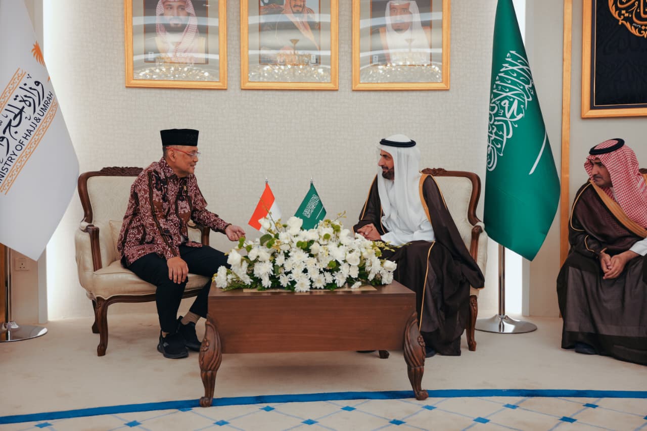 Forum Saudi–Indonesian Umrah Co.Exchange di Makkah, pada Senin, 16 Februari 2026. (SinPo.id/Kementerian Haji dan Umrah)