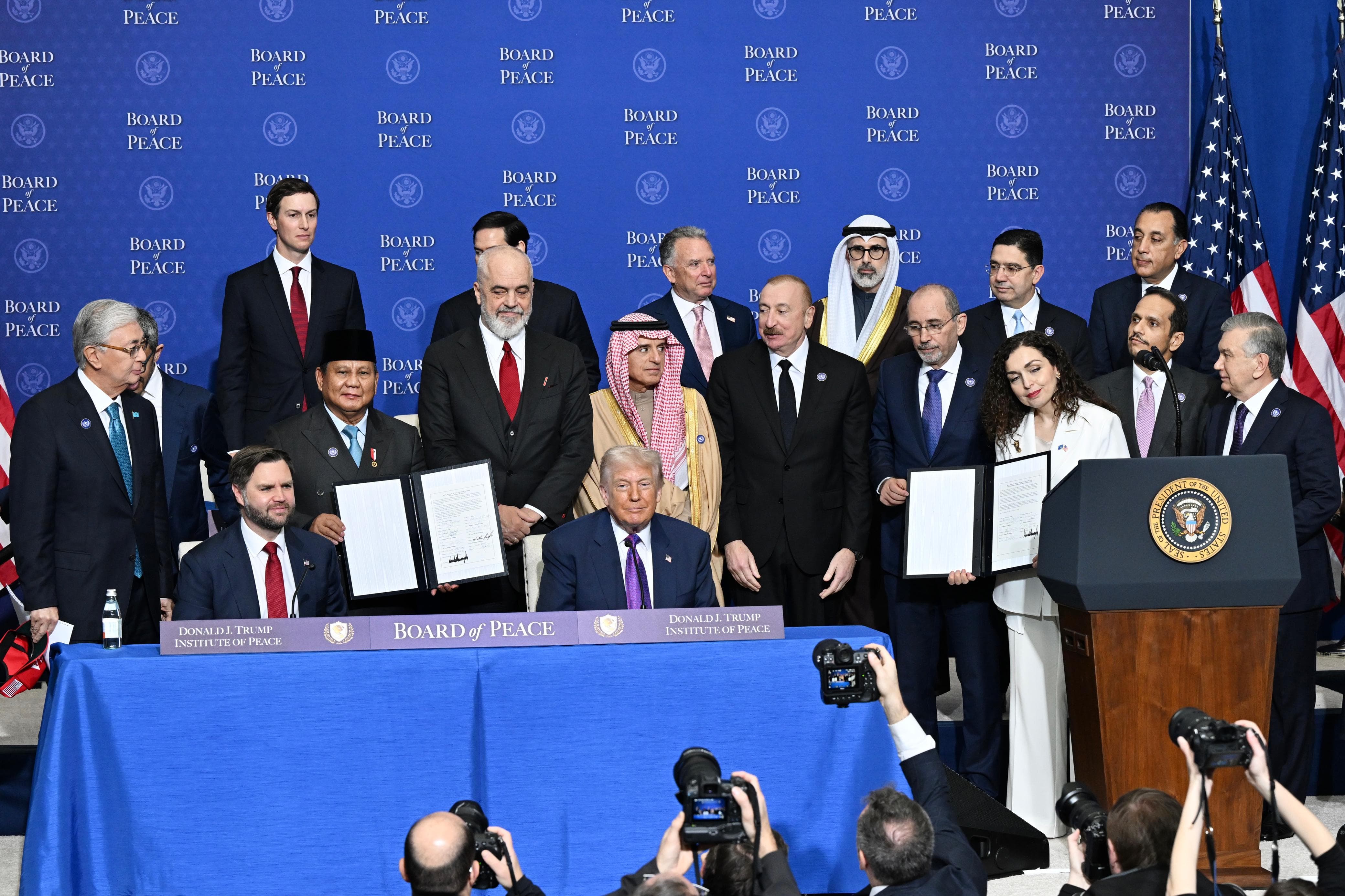 Pertemuan perdana BoP di Washington DC, AS (SinPo.id/Biro Setpres)