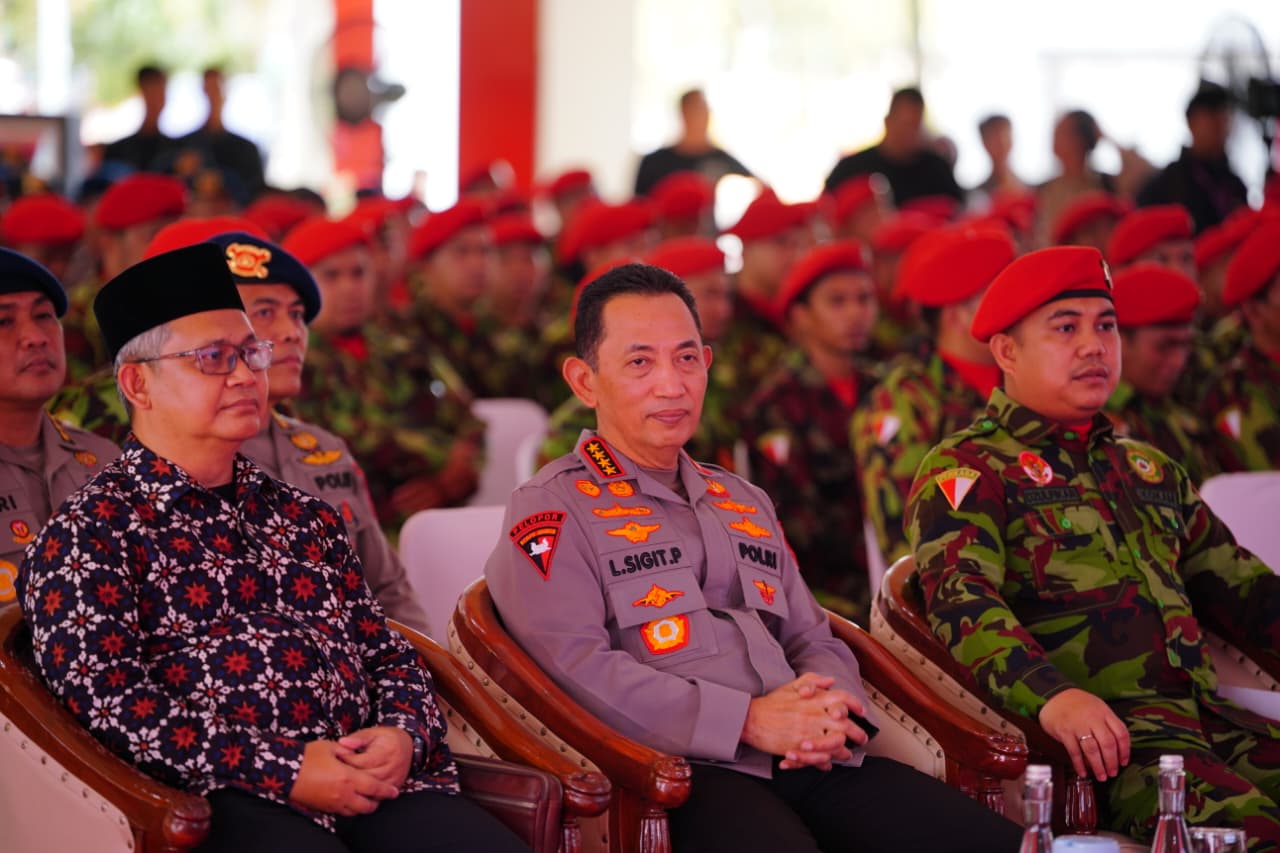 Kapolri Jenderal Listyo Sigit Prabowo di acara retret komando (SinPo.id/Dok.Polri)
