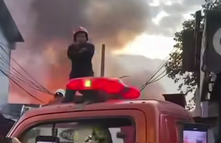 Kebakaran Cipadu (SinPo.id/ Tangkapan layar)