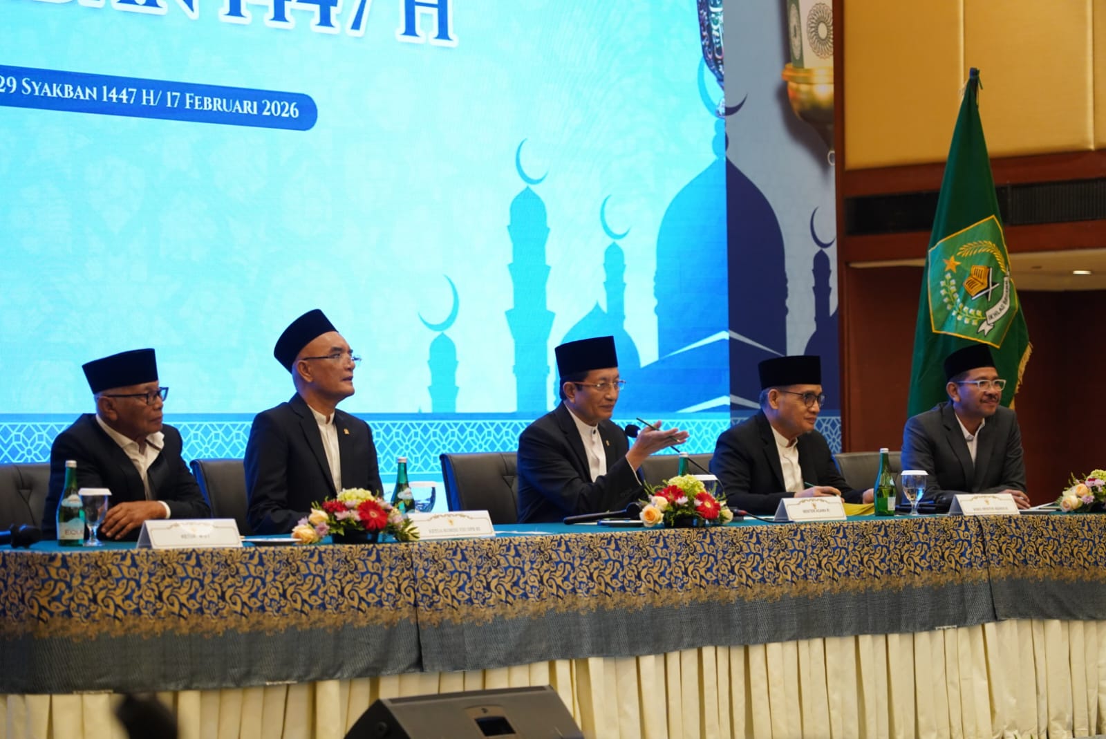 Sidang Isbat penetapan 1 Ramadan 1447 Hijriah (SinPo.id/Kemenag)