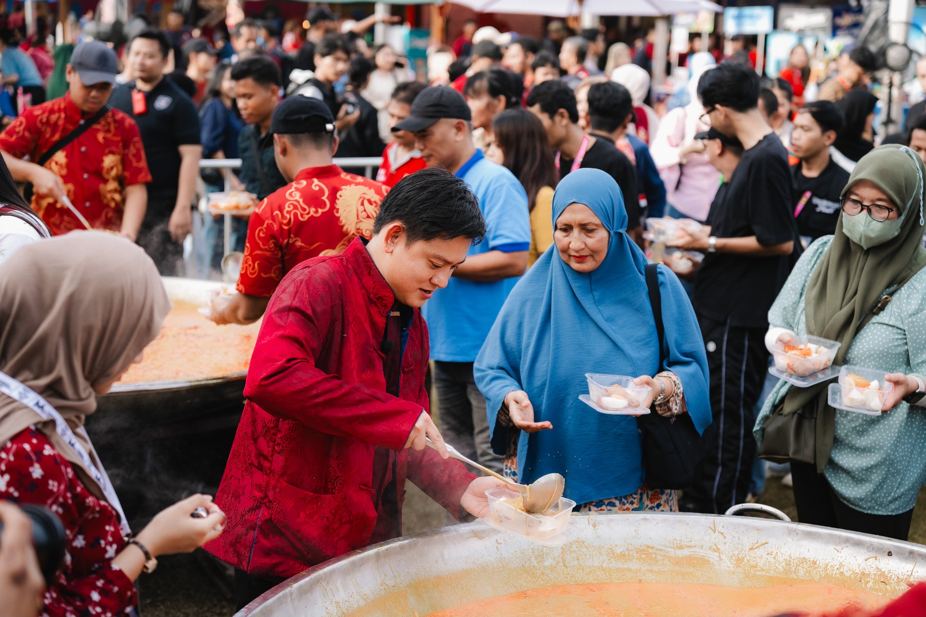 Ketupat Cap Go Meh Bobon Santoso Jadi Primadona di Imlek Festival 2577 (SinPo.id/Tim media)