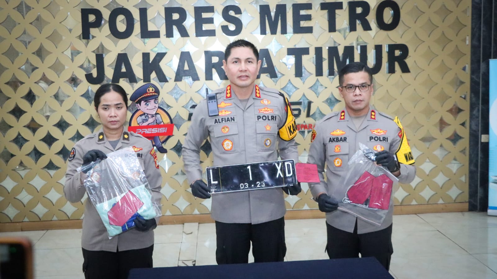 Konferensi pers Polres Metro Jakarta Timur. (SinPo.id/Dok.Polres Jaktim)