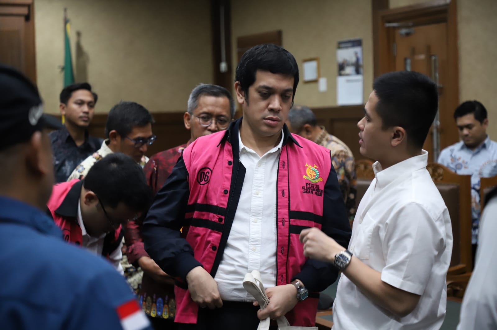 Kerry Adrianto Riza di Pengadilan Tipikor Jakarta (Sinpo.id/ Ashar)