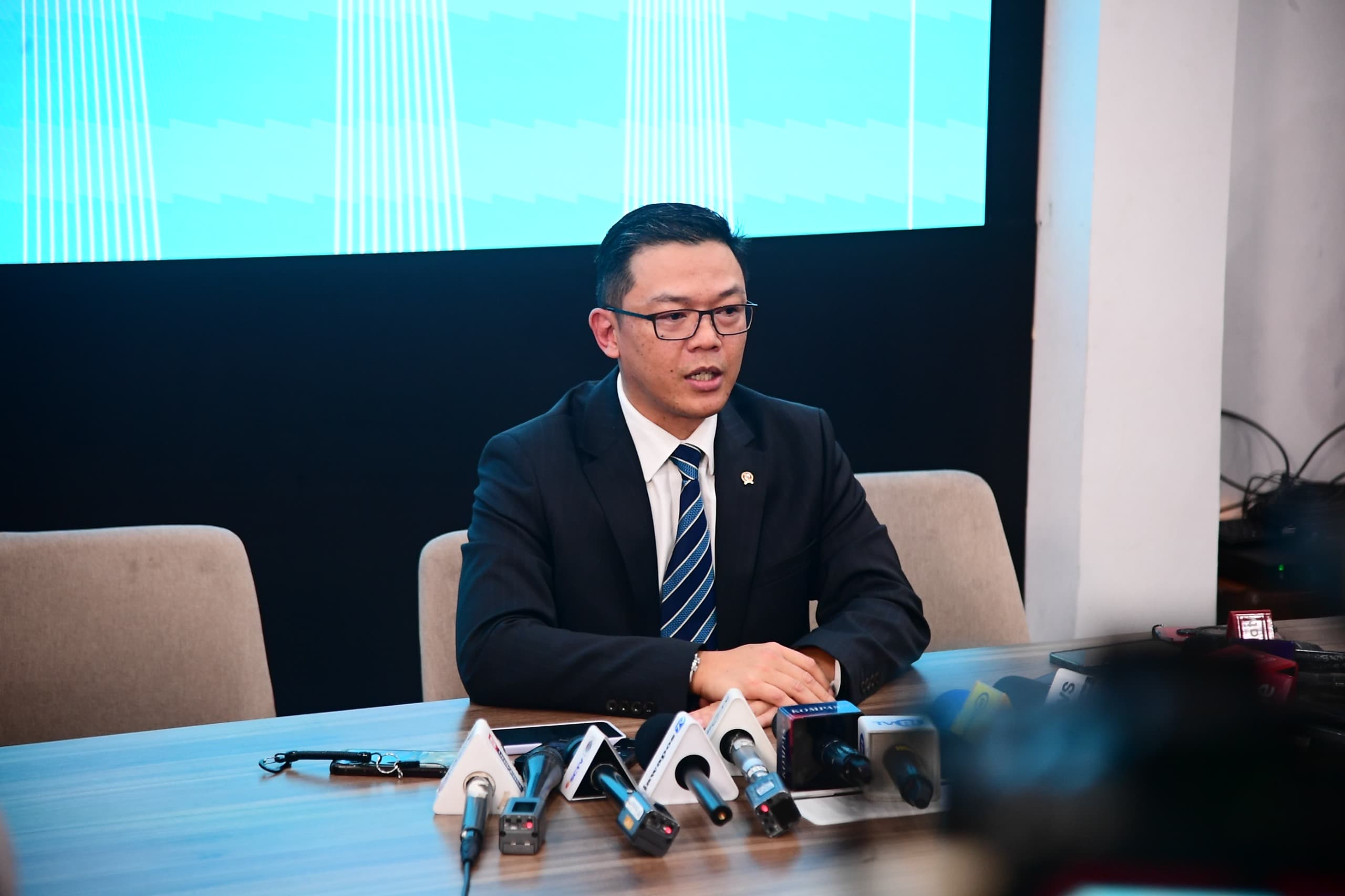 Menlu RI Sugiono (SinPo.id/Biro Setpres)