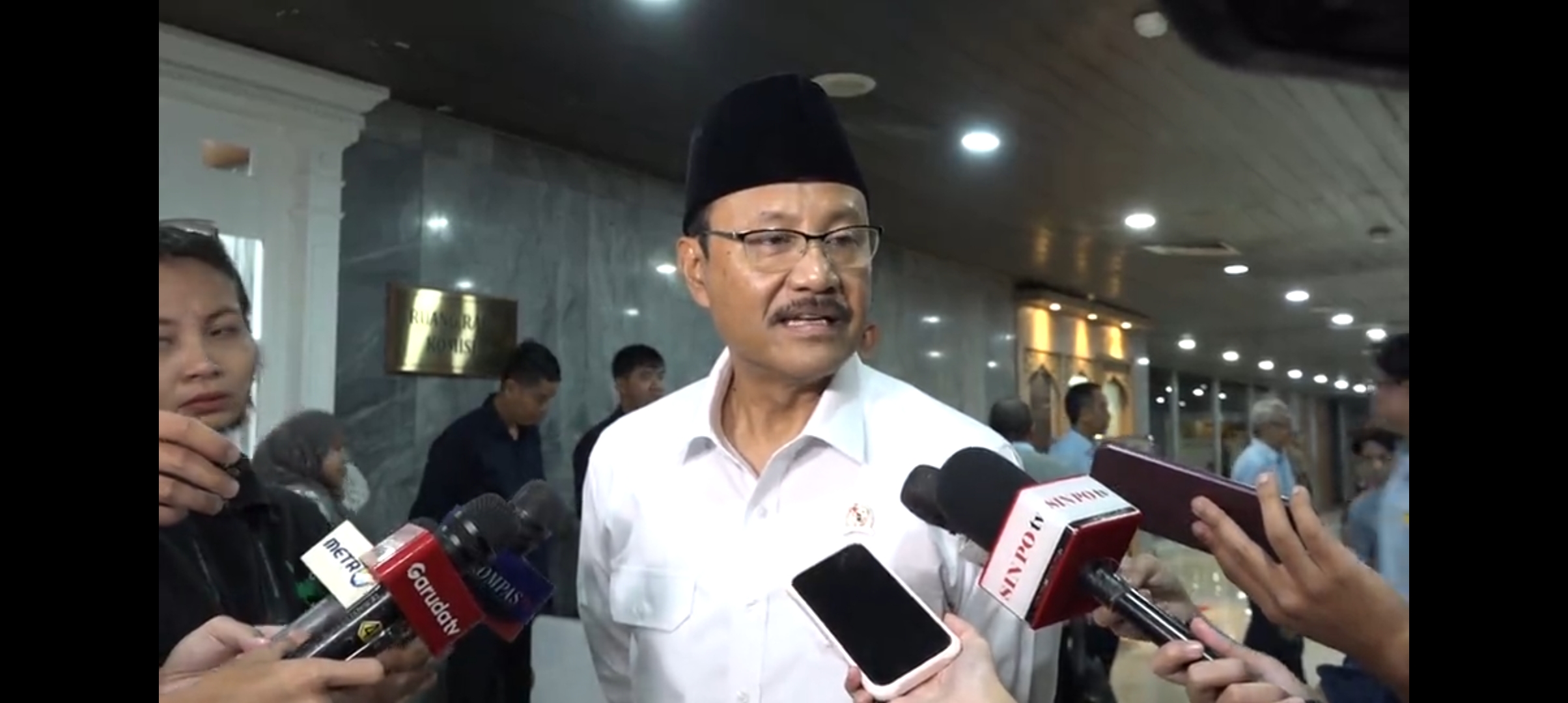 Menteri Sosial Saifullah Yusuf alias Gus Ipul. (SinPo.id/Galuh Ratnatika)