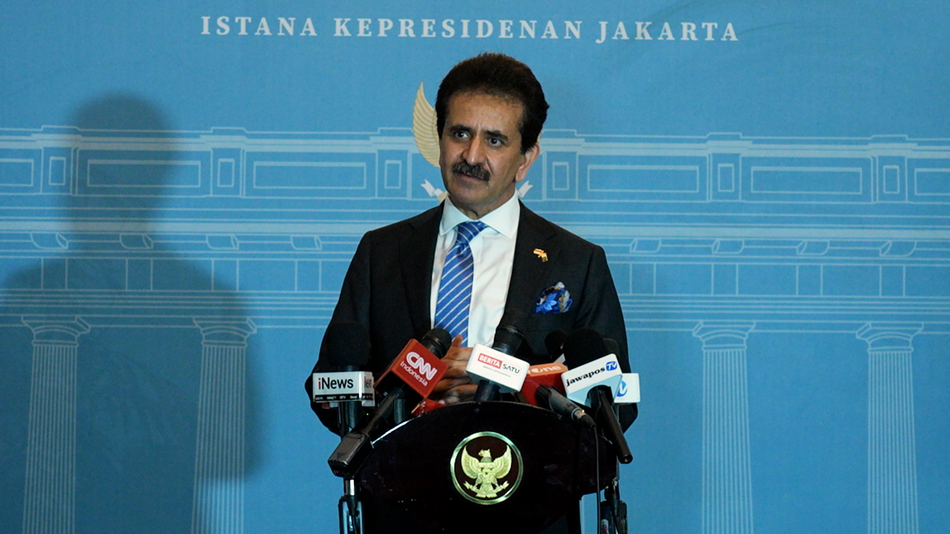 Dubes Pakistan untuk RI Zahid H. Chaudary (SinPo.id/Tim Media)