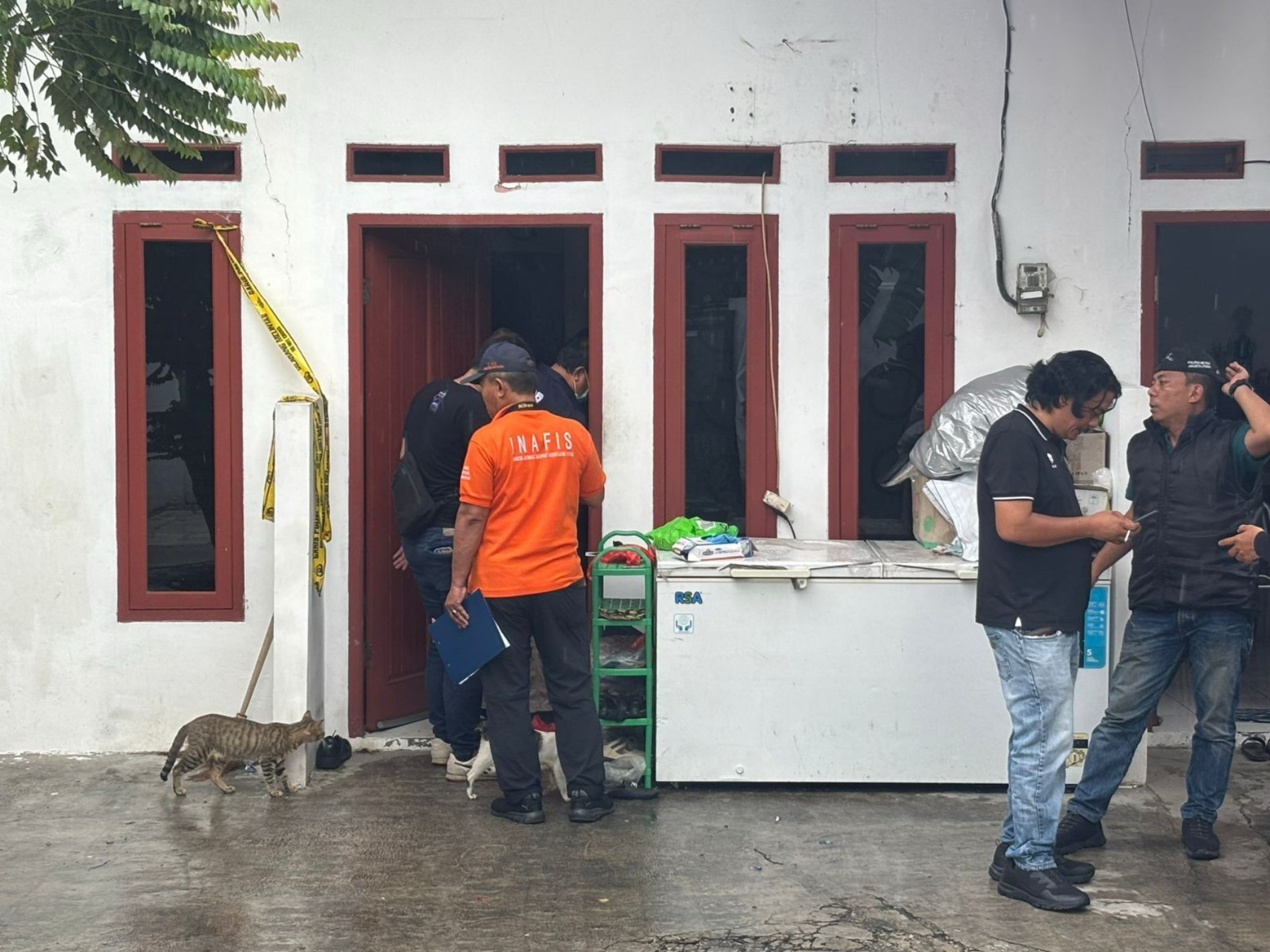 TKP satu keluarga di Jakut meninggal dunia (SinPo.id/Dok.Polres Jakut