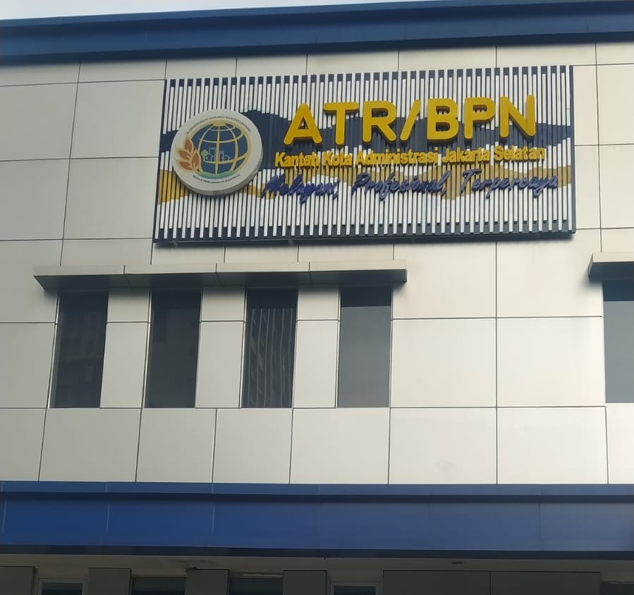 Kantor BPN Jaksel (SinPo.id/ Dok. Pribadi)