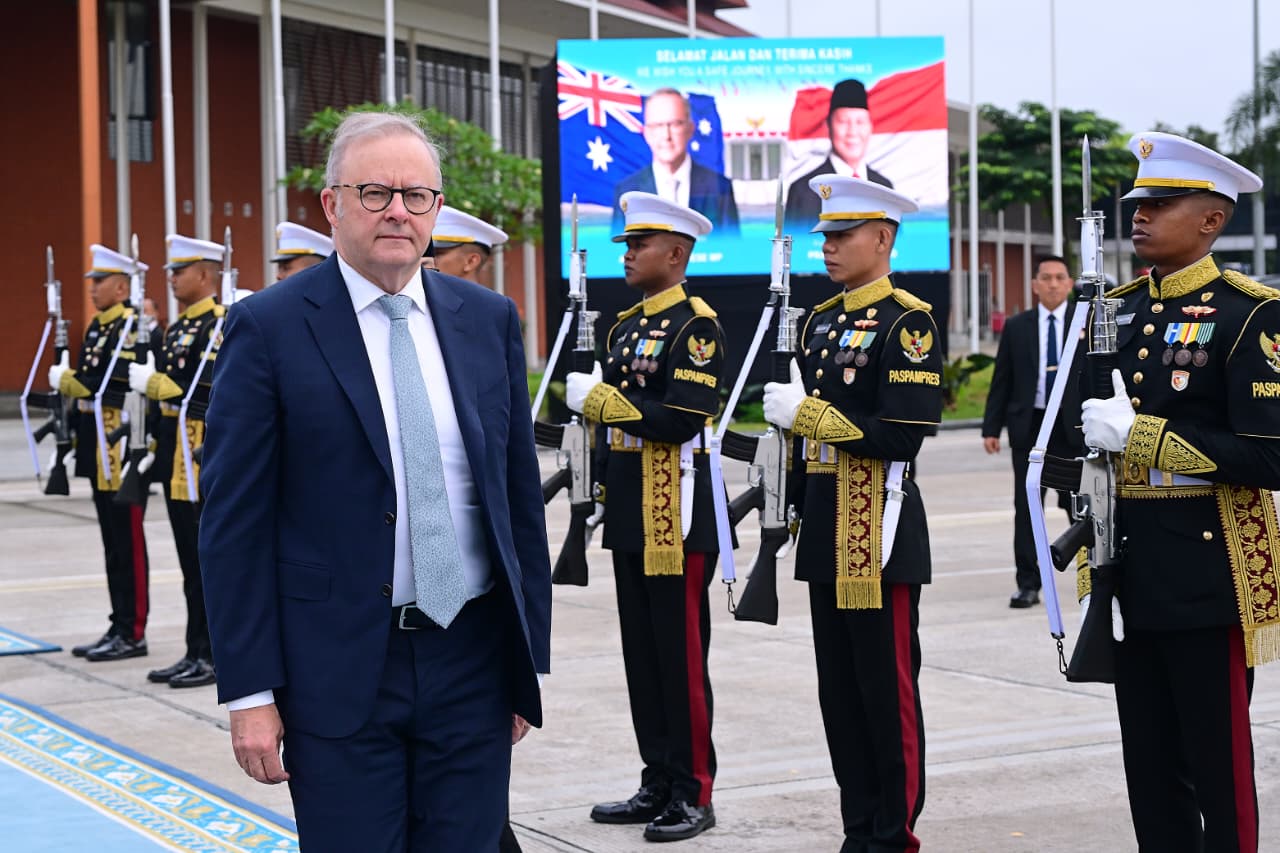PM Australia Anthony Albanese Akhiri Kunjungan Kerja di Indonesia (SinPo.id/Biro Setpres)