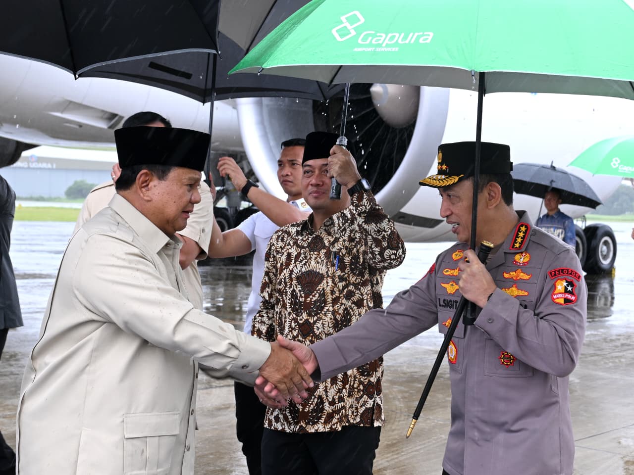 Presiden Prabowo Kembali ke Tanah Air usai lawatan ke Luar Negeri (SinPo.id/Biro Setpres)