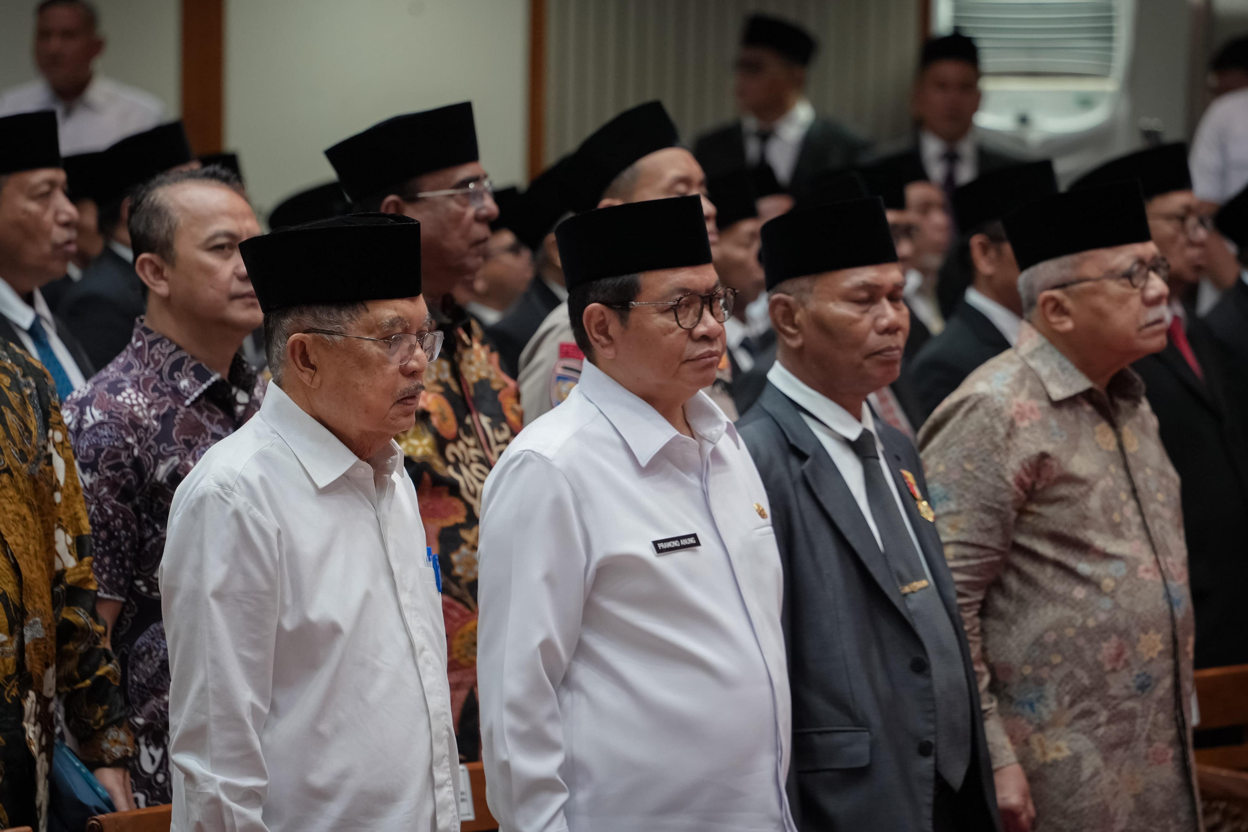 Gubernur DKI Jakarta Pramono Anung dan Ketum PP DMI Jusuf Kalla (SinPo.id/ Dok. Pemprov DKI)