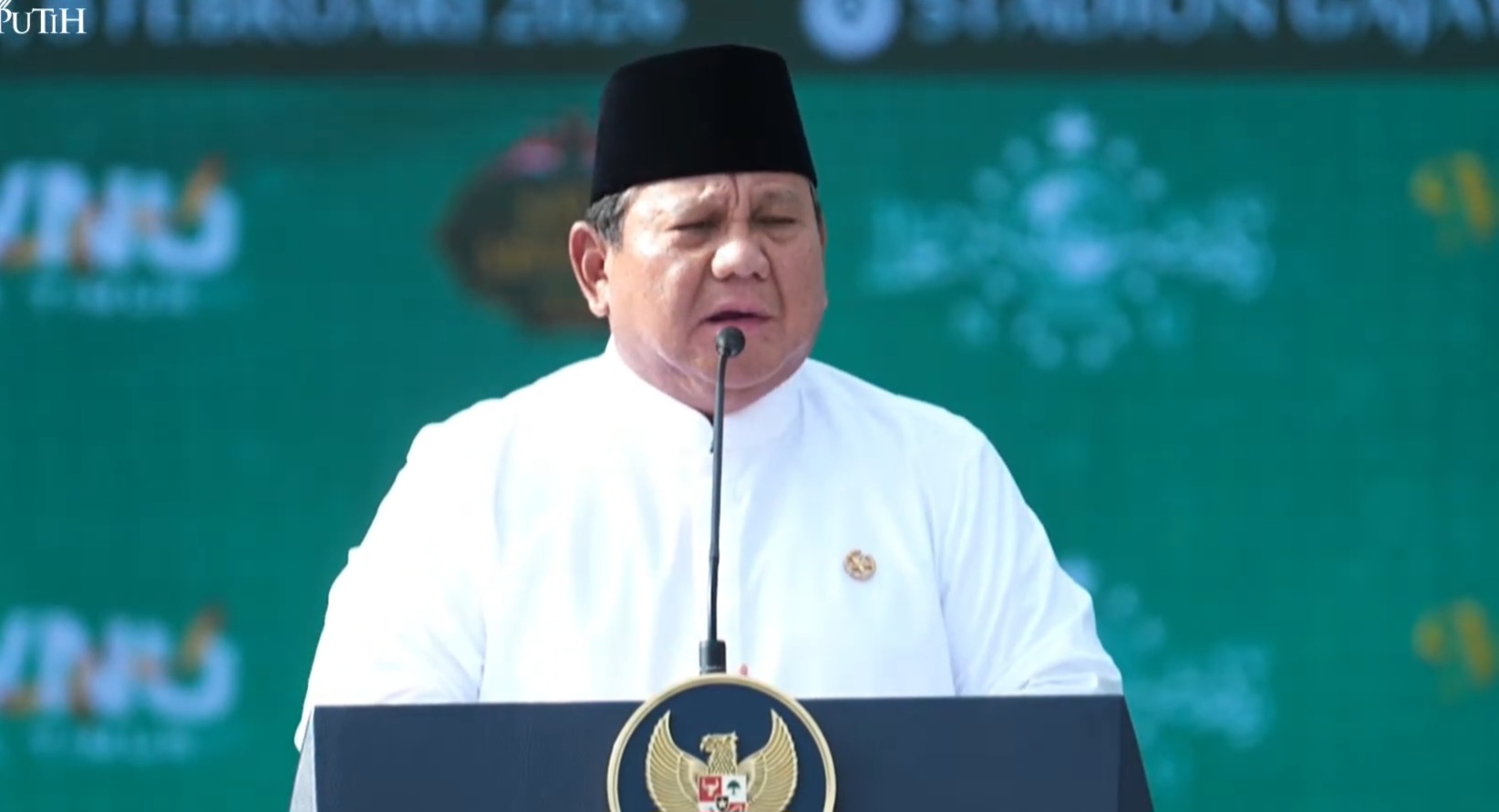 Presiden Prabowo Subianto (SinPo.id/YouTube Setpres)