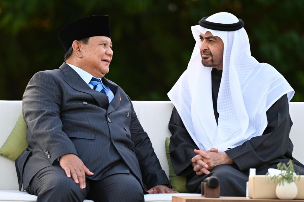Presiden Prabowo bersama Presiden MBZ (SinPo.id/Biro Setpres)