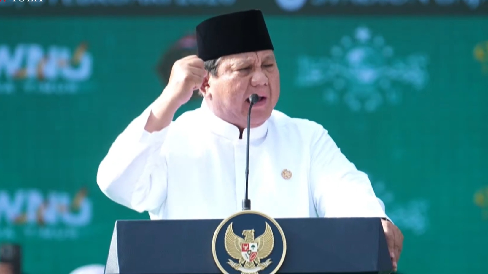 Presiden Prabowo Subianto (SinPo.id/YouTube Setpres)