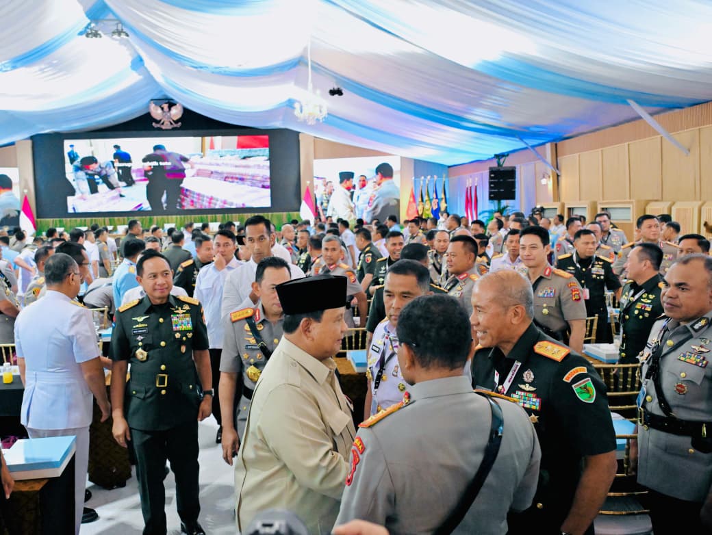 Rapim TNI-POLRI di Istana Negara (SinPo.id/Biro Setpres)
