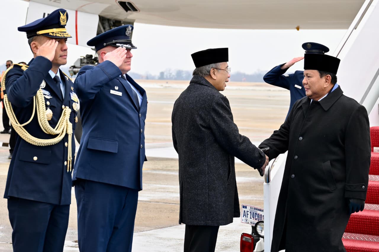 Tiba di AS, Presiden Prabowo Akan Bertemu Presiden Trump Guna Perkuat Hubungan Bilateral (SinPo.id/Biro Setpres)