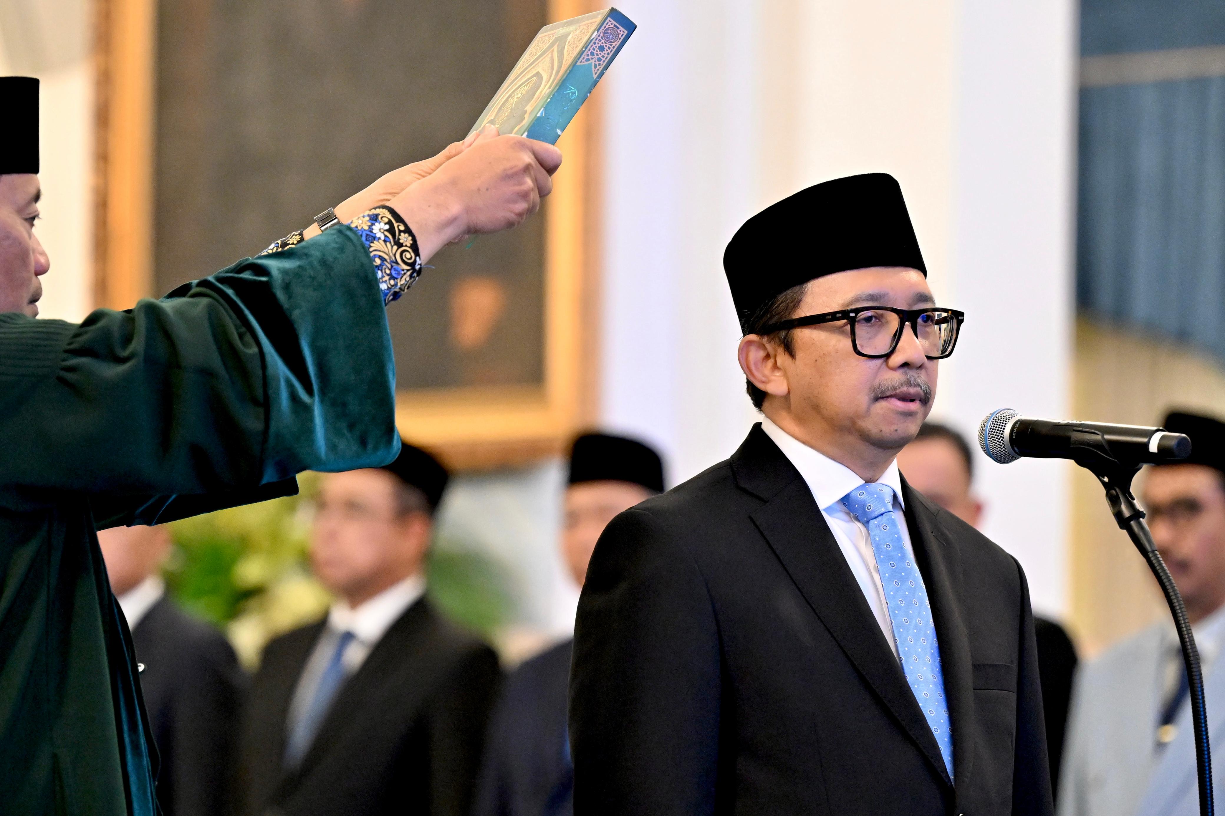 Pelantikan Juda Agung sebagai Wamenkeu di Istana Negara (SinPo.id/Biro Setpres)