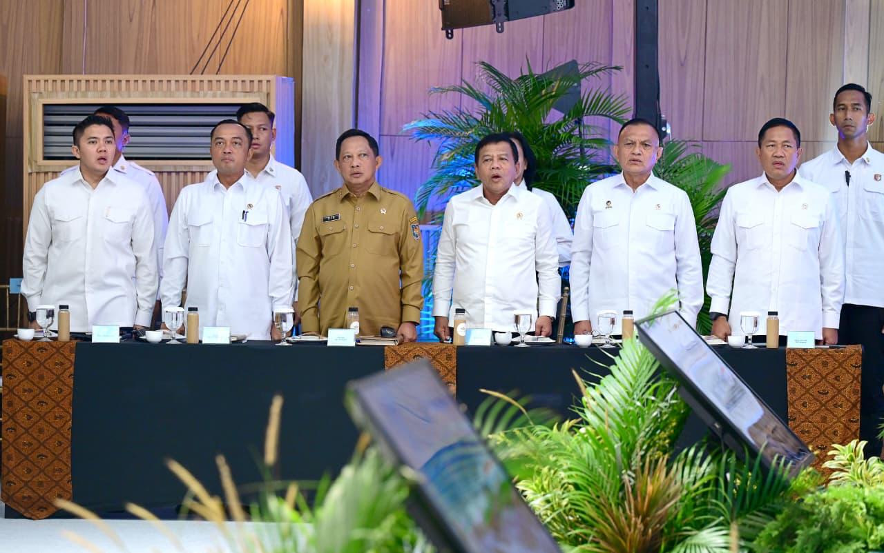 Rapim TNI/POLRI di Istana Negara (SinPo.id/Biro Setpres)