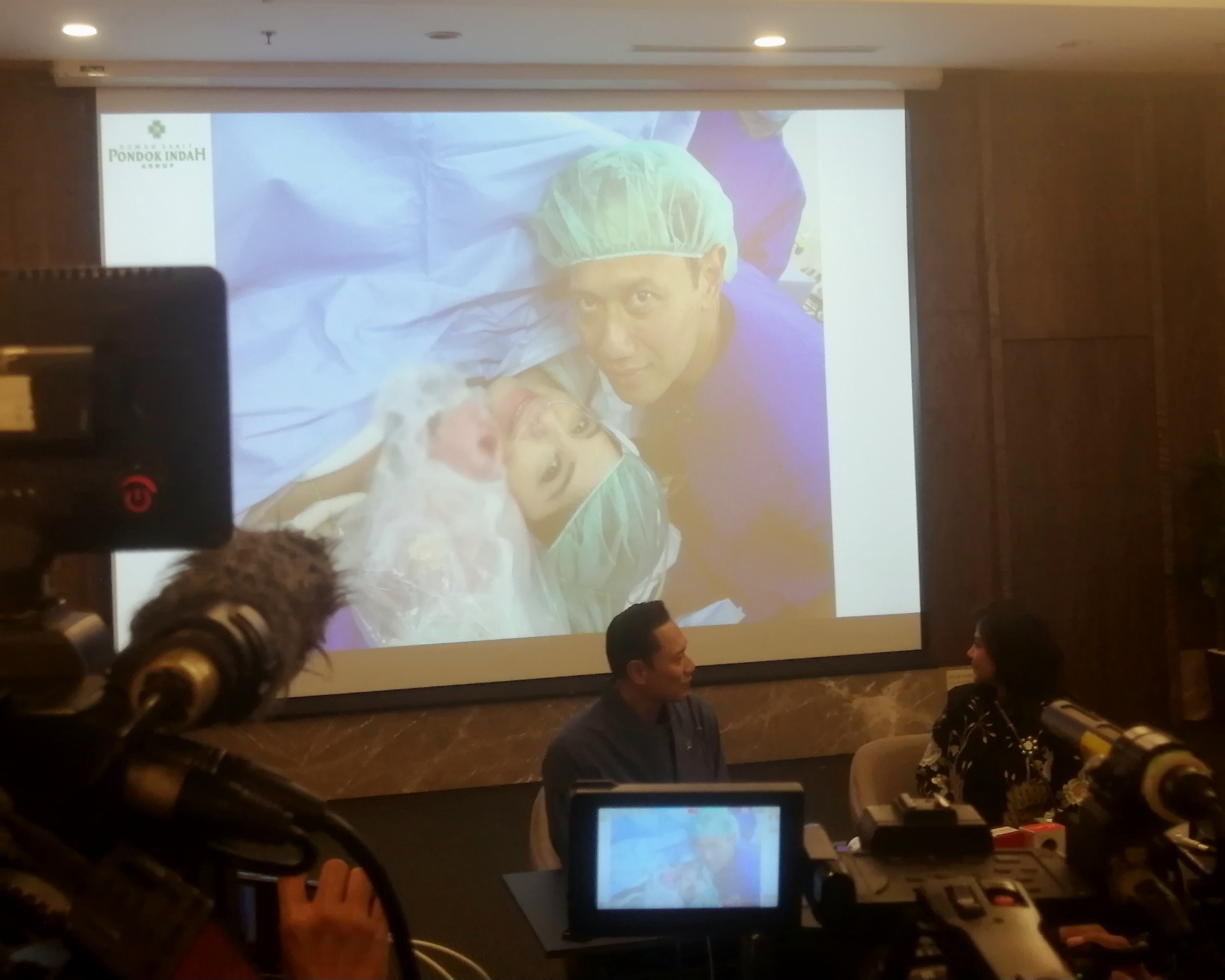 Menko IPK AHY umumkan kelahiran anak keduanya, seorang laki-laki. (SinPo.id/Tio)