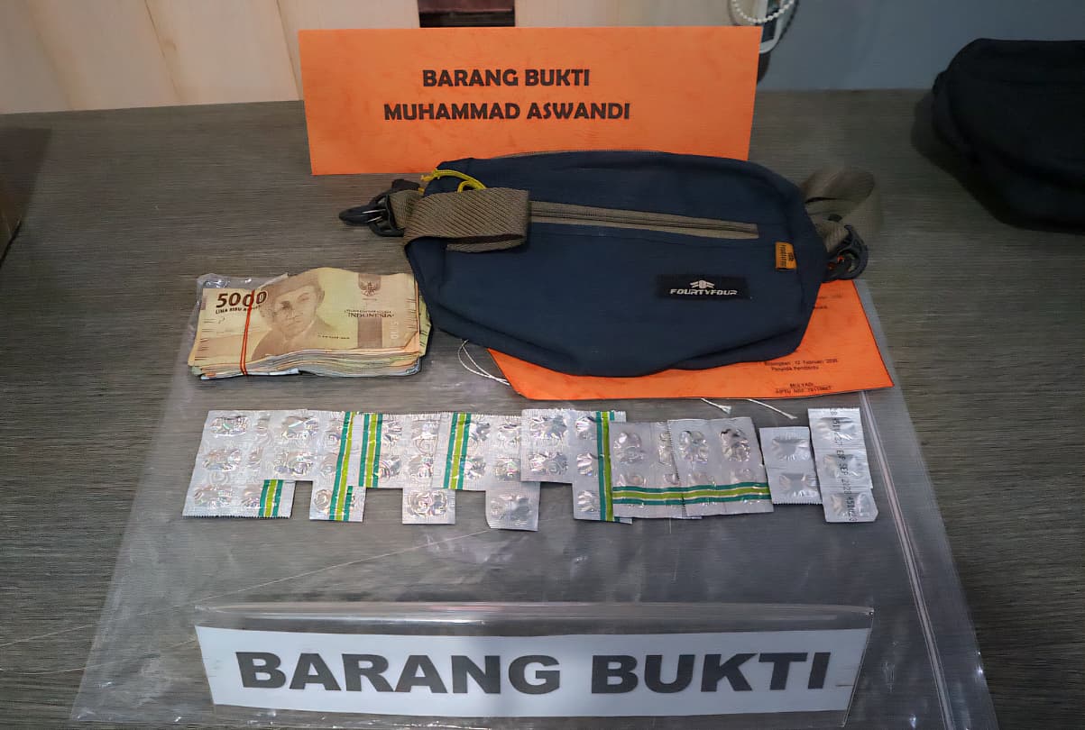 Barang bukti obat terlarang yang disita (SinPo.id/Dok.Istimewa)