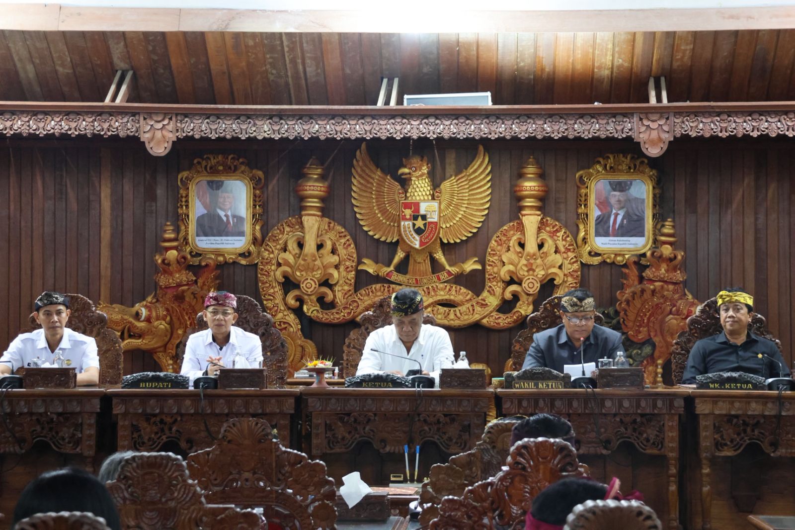 Rapat paripurna DPRD Klungkung (SinPo.id/ Dok. Pribadi)