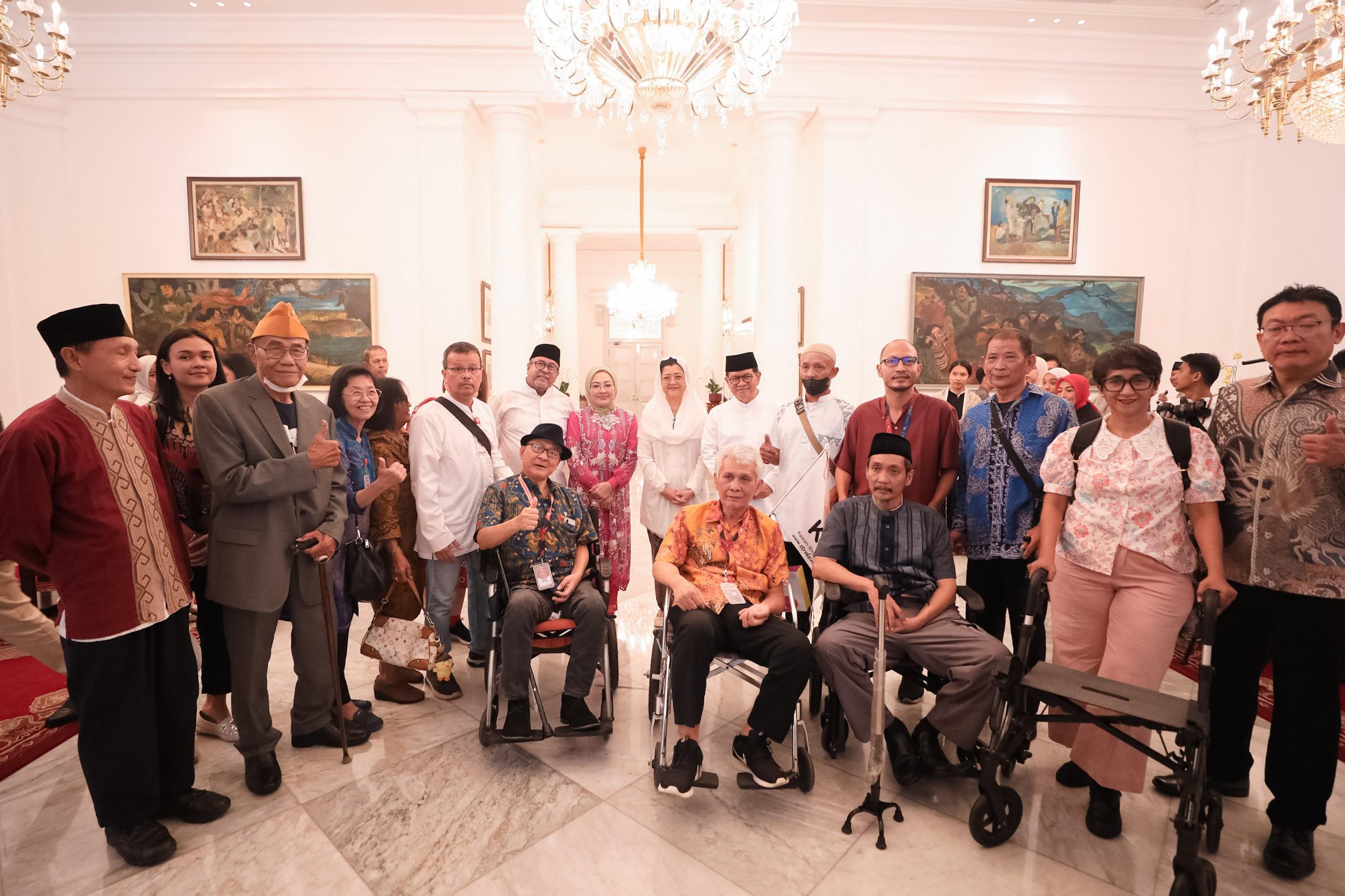 Wagub DKI Jakarta Rano Karno saat Open House di Balai Kota DKI (SinPo.id/ Dok. Pemprov DKI)