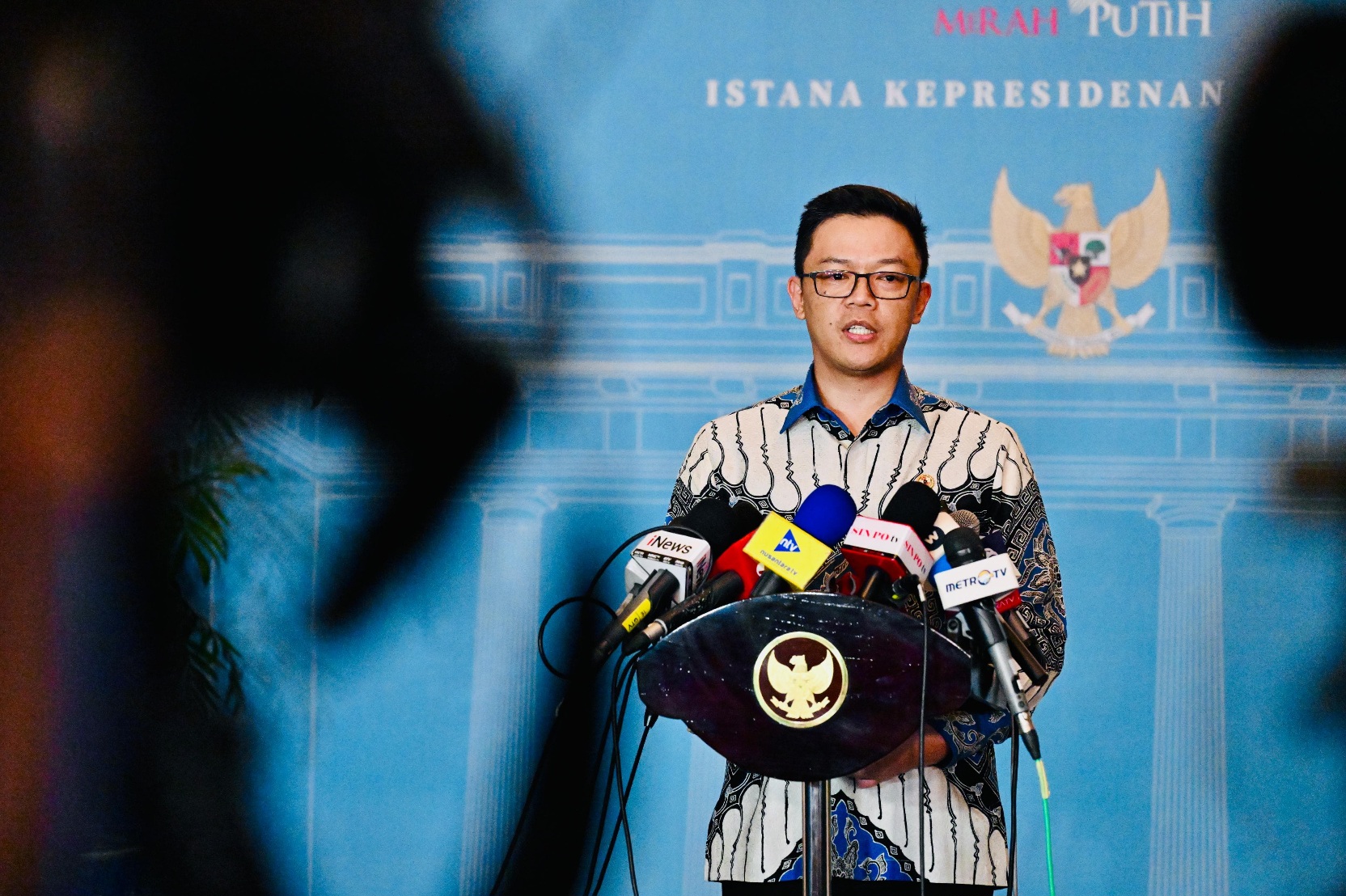 Menlu RI Sugiono (SinPo.id/Biro Setpres)