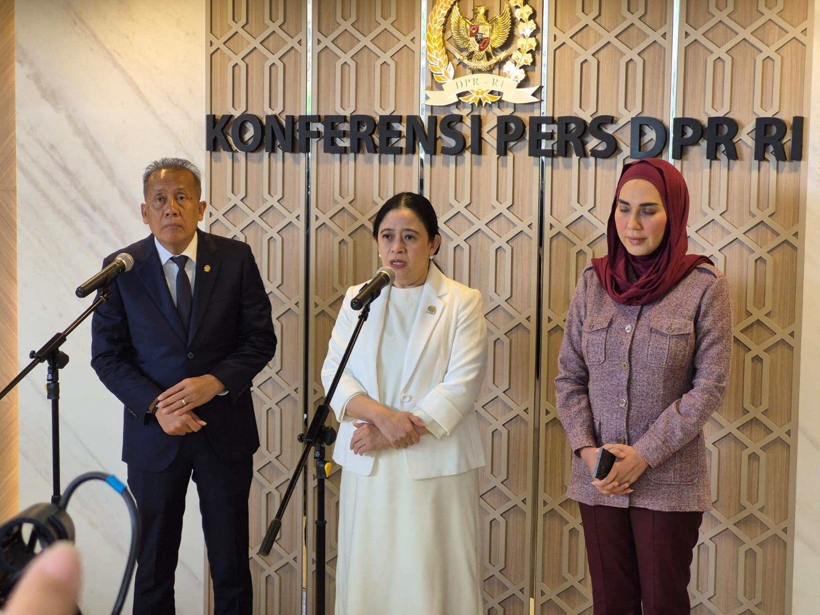 Ketua DPR RI, Puan Maharani (SinPo.id/Galuh Ratnatika)