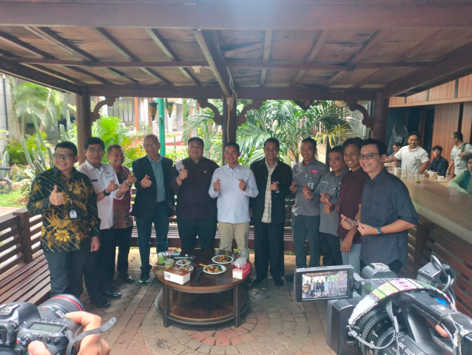 'Halalbihalal Memperkuat Kebersamaan Wartawan dan Anggota Dewan' yang digelar KWP bersama Biro Pemberitaan DPR RI. (SinPo.id/Juven)