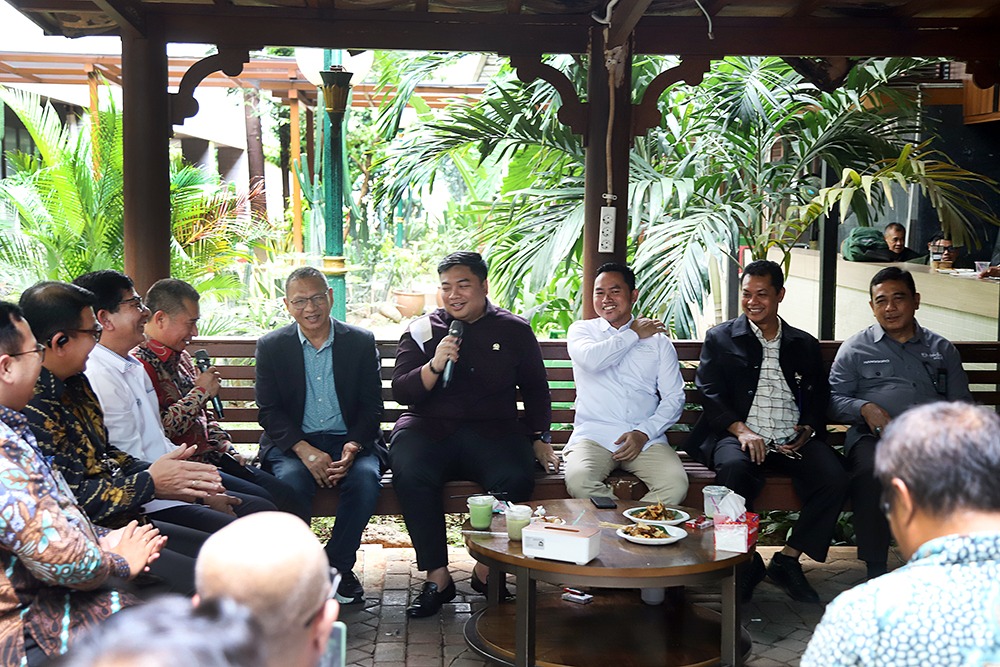 'Halalbihalal Memperkuat Kebersamaan Wartawan dan Anggota Dewan' yang digelar KWP bersama Biro Pemberitaan DPR RI. (SinPo.id/Juven)