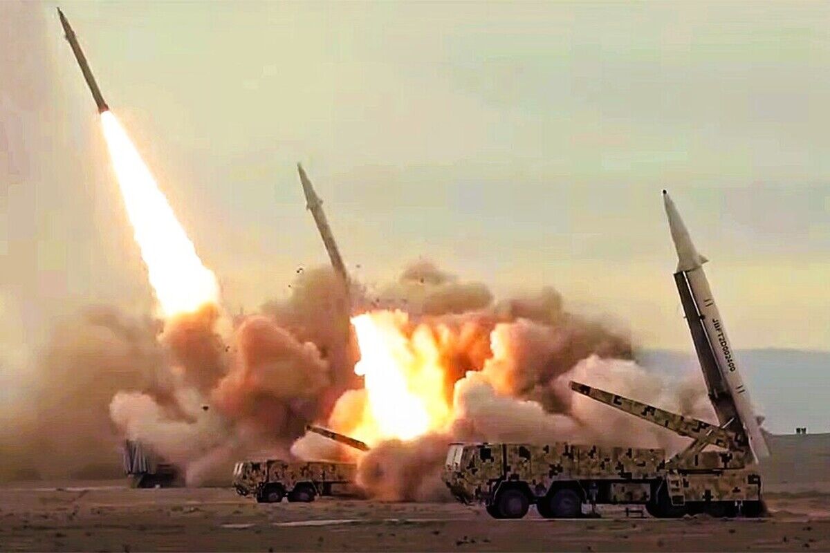 Serangan Garda Revolusi Islam Iran (IRGC) (SinPo.id/ Dok. X)