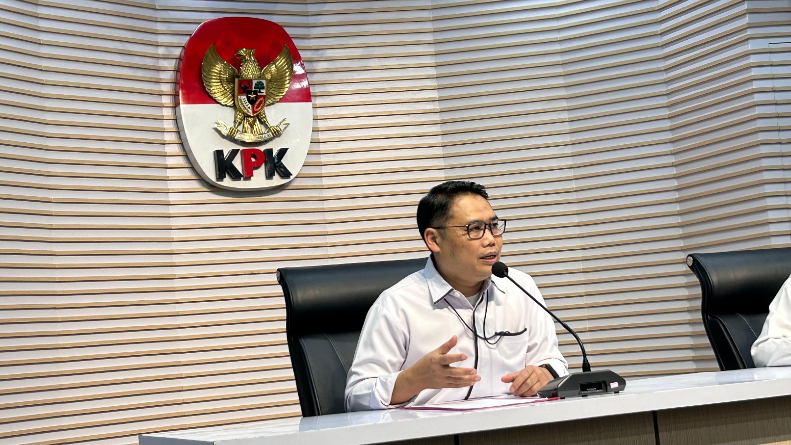 Deputi Penindakan dan Eksekusi KPK, Asep Guntur Rahayu (SinPo.id/David)