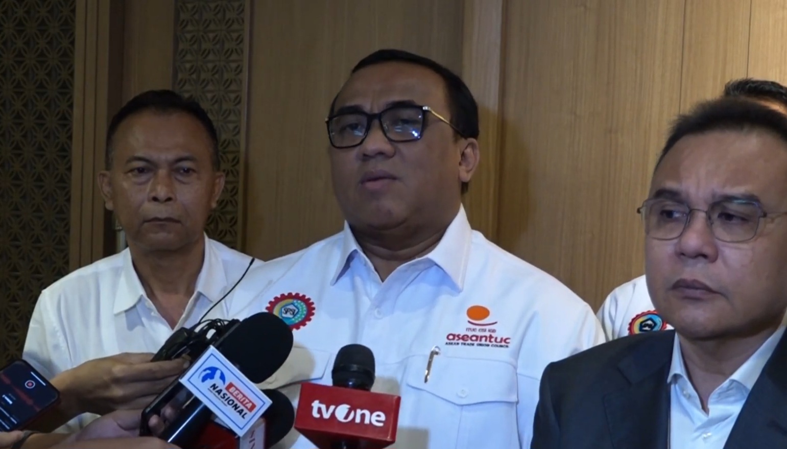 Presiden KSPSI Andi Gani (SinPo.id/Istimewa)