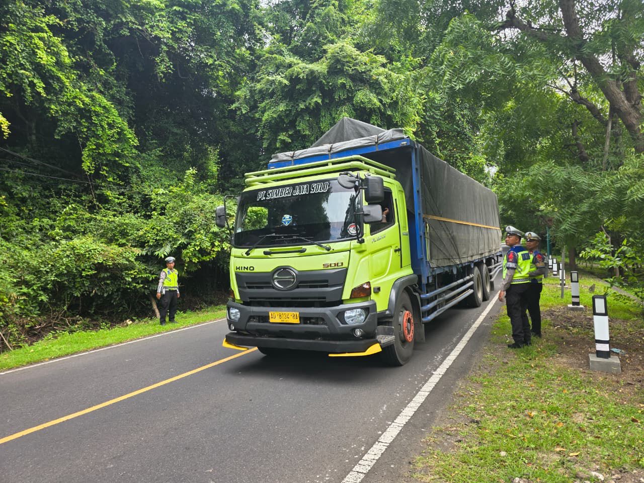 Iluatrasi mobil angkut logistik (SinPo id/Kemenhub)