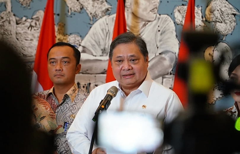 Menko Perekonomian Airlangga Hartarto. (SinPo.id/dok. Ekon)
