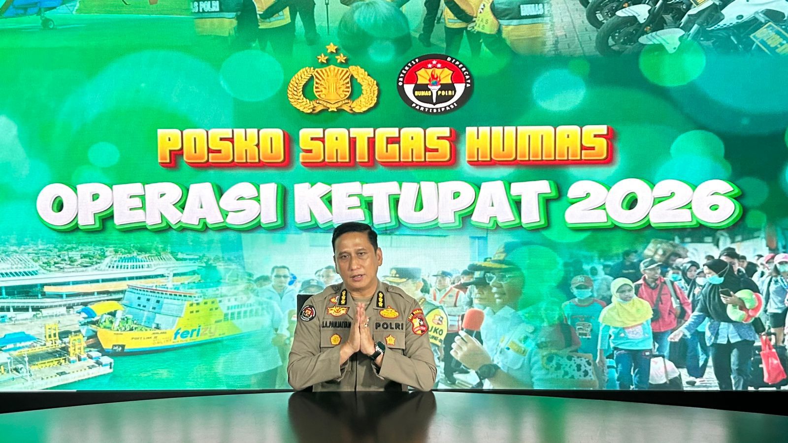 Juru bicara Satgas Humas Ops Ketupat 2026 Kombes Pol. Jansen Avitus Panjaitan (SinPo.id/ Humas Polri)