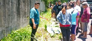 Lokasi penemuan mayat di Mapanget, Manado (SinPo.id/ Humas Polri)