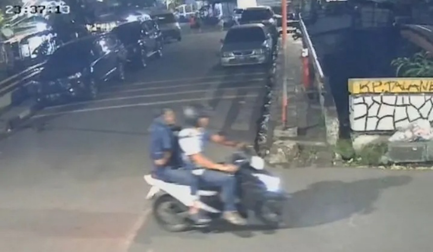 Terduga pelaku penyiraman air keras terhadap aktivis KontraS (SinPo.id/ Tangkapan layar)