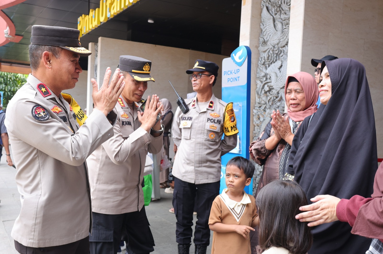 Tim Operasi Ketupat 2026 saat meninjau TMII (SinPo.id/Dok.Polri)
