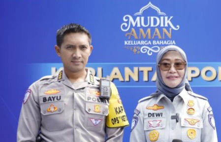 Kaposko Ops Ketupat 2026 Command Center KM 29 PJR Korlantas Polri, Kombes Pol Bayu Pratama Gubunagi (SinPo.id/ Dok.Polri)