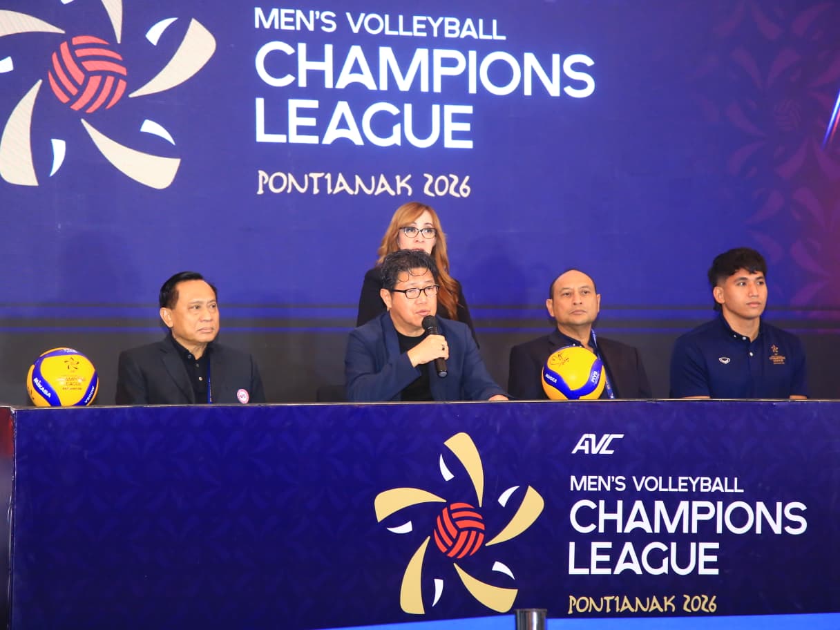 Konferensi pers AVC Men's Champions League 2026 (SinPo.id/ Dok. Polri)