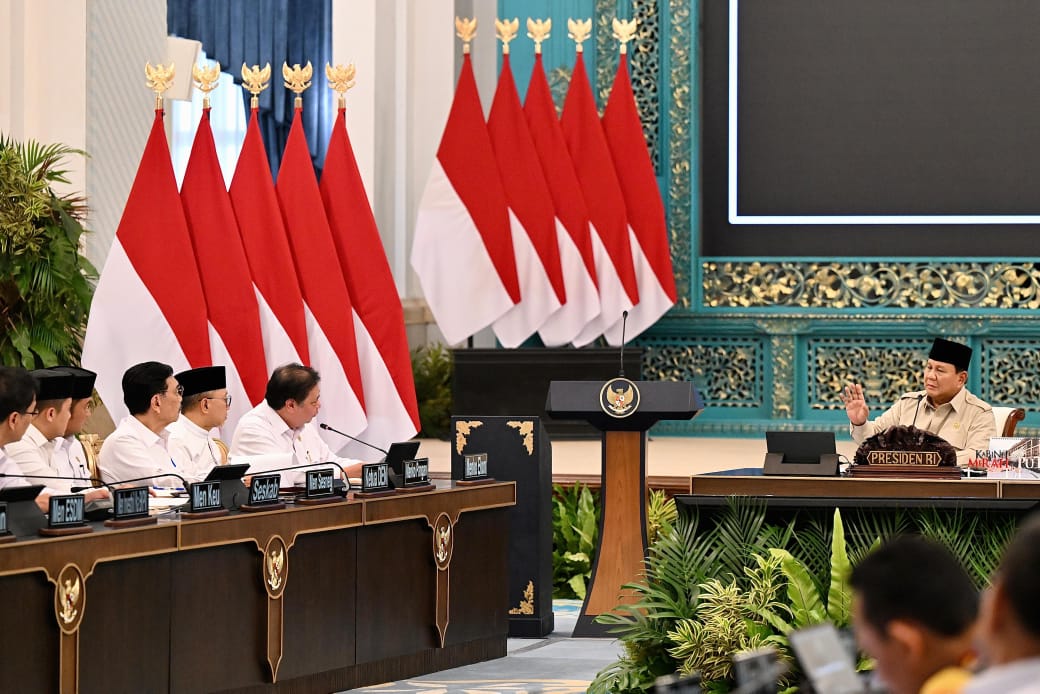 Sidang kabinet paripurna di Istana Negara (SinPo.id/ Setpres)