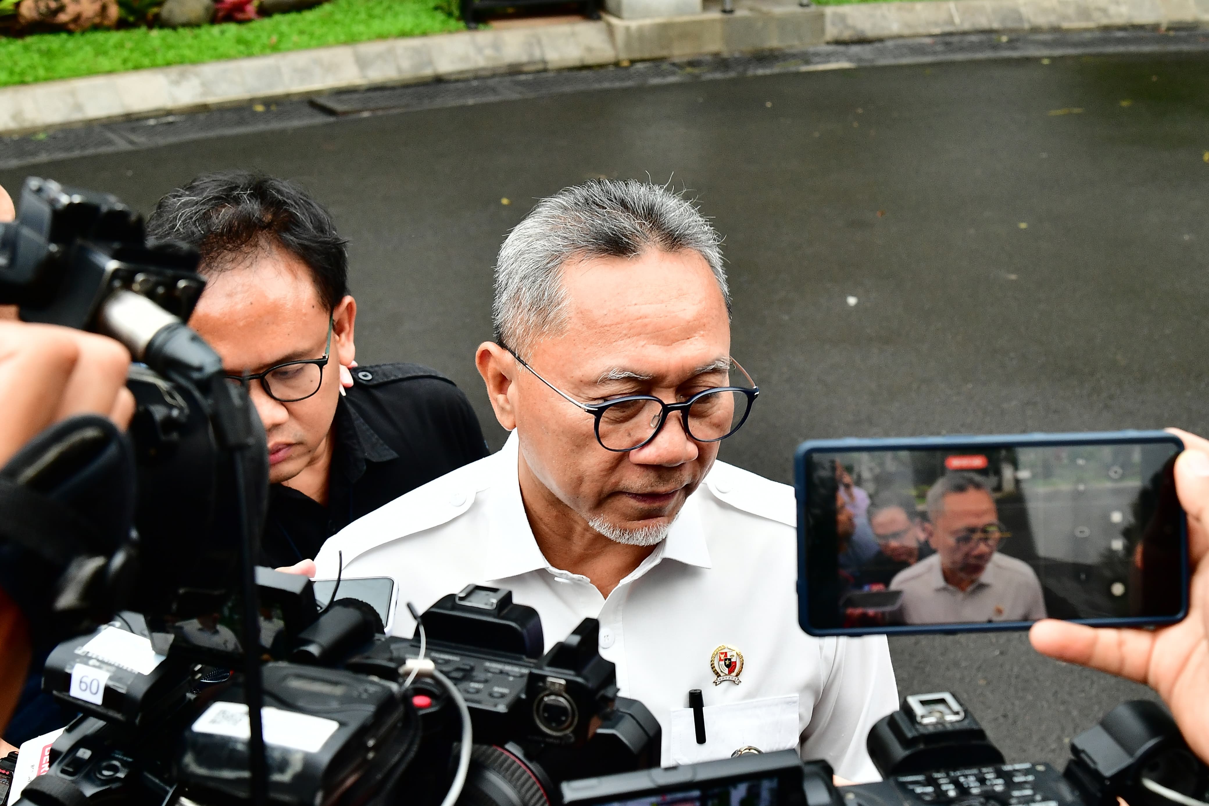 Menteri Koordinator Bidang Pangan Zulkifli Hasan (SinPo.id/Biro Setpres)