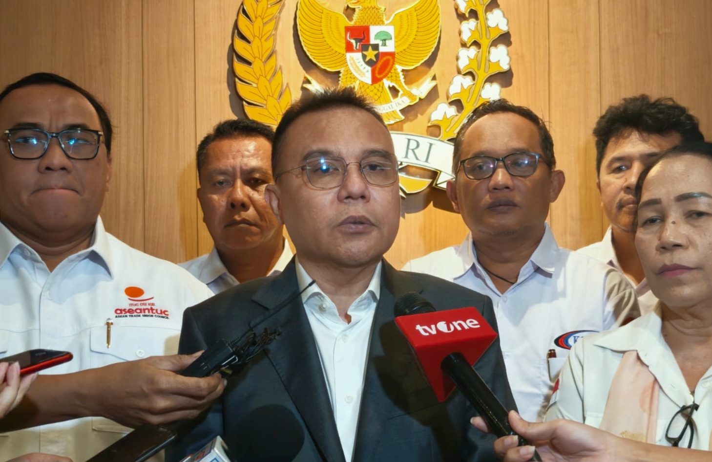 Ketua Harian DPP Gerindra Dasco (SinPo.id/Galuh)