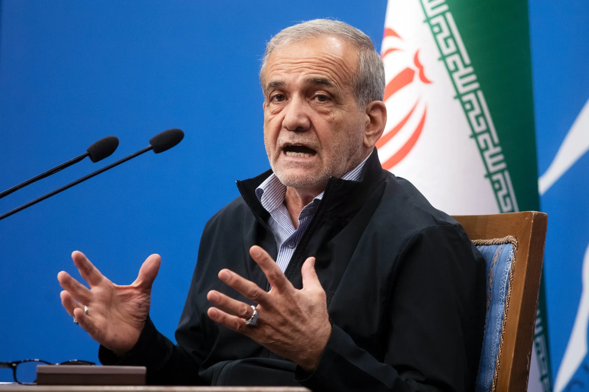 Presiden Iran Masoud Pezeshkian (SinPo.id/ Getty Images)