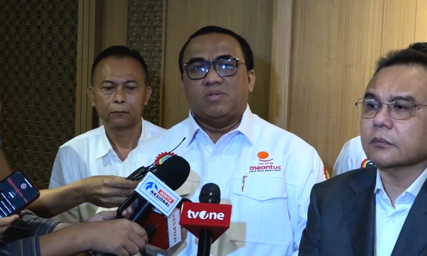 Presiden KSPSI Abdul Gani Nena Wea (SinPo.id/Istimewa)