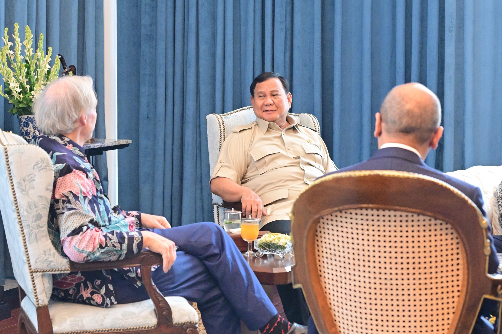 Prabowo Bertemu Ray Dalio, Bahas Proyek Energi hingga Inisiatif Percepatan Pertumbuhan Ekonomi (SinPo.id/Bakom RI)