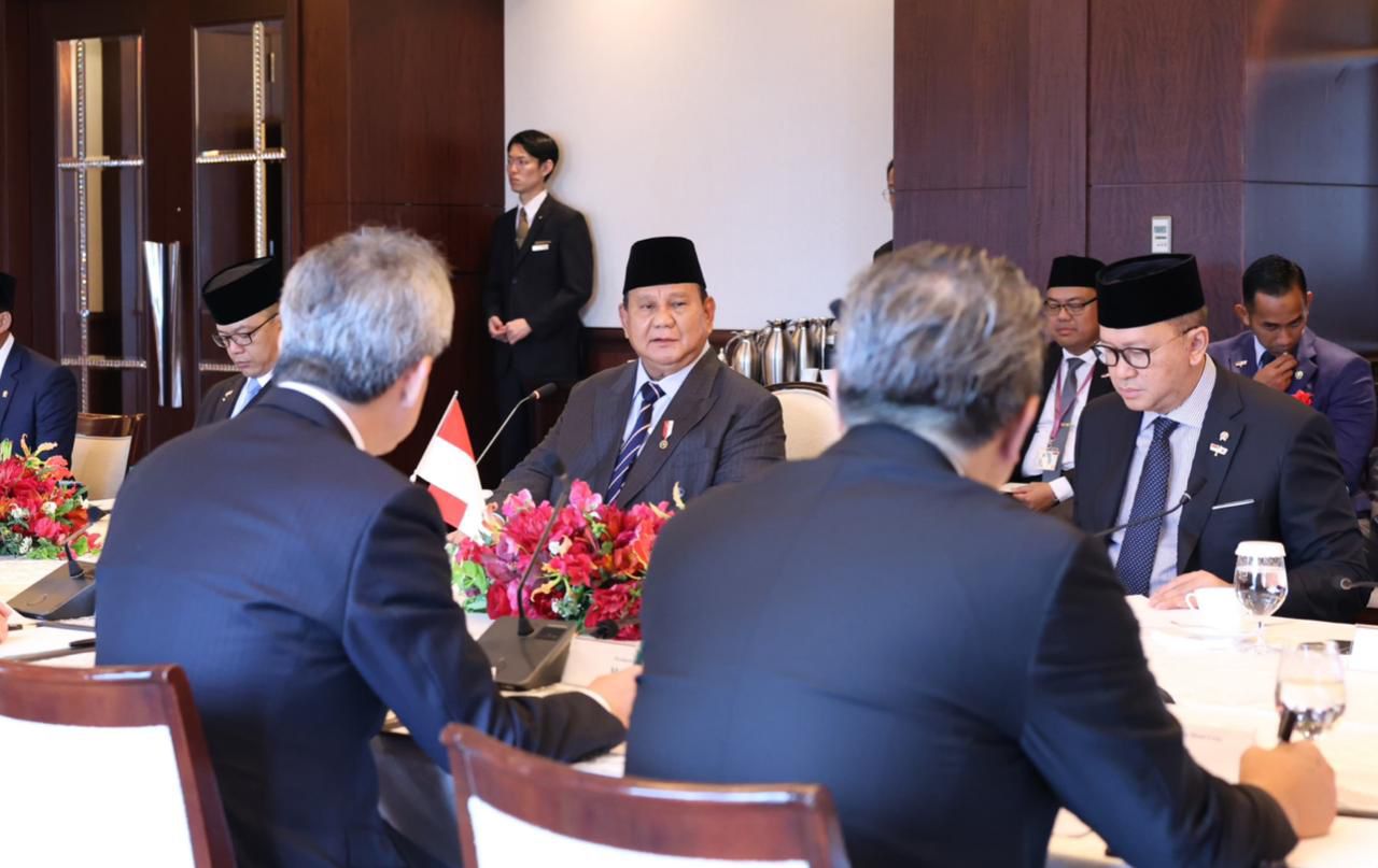 Presiden Prabowo Bertemu 13 Pimpinan Perusahaan Jepang, Dorong Investasi Hilirisasi dan Penguatan Pasok Global (SinPo.id/Biro Setpres)